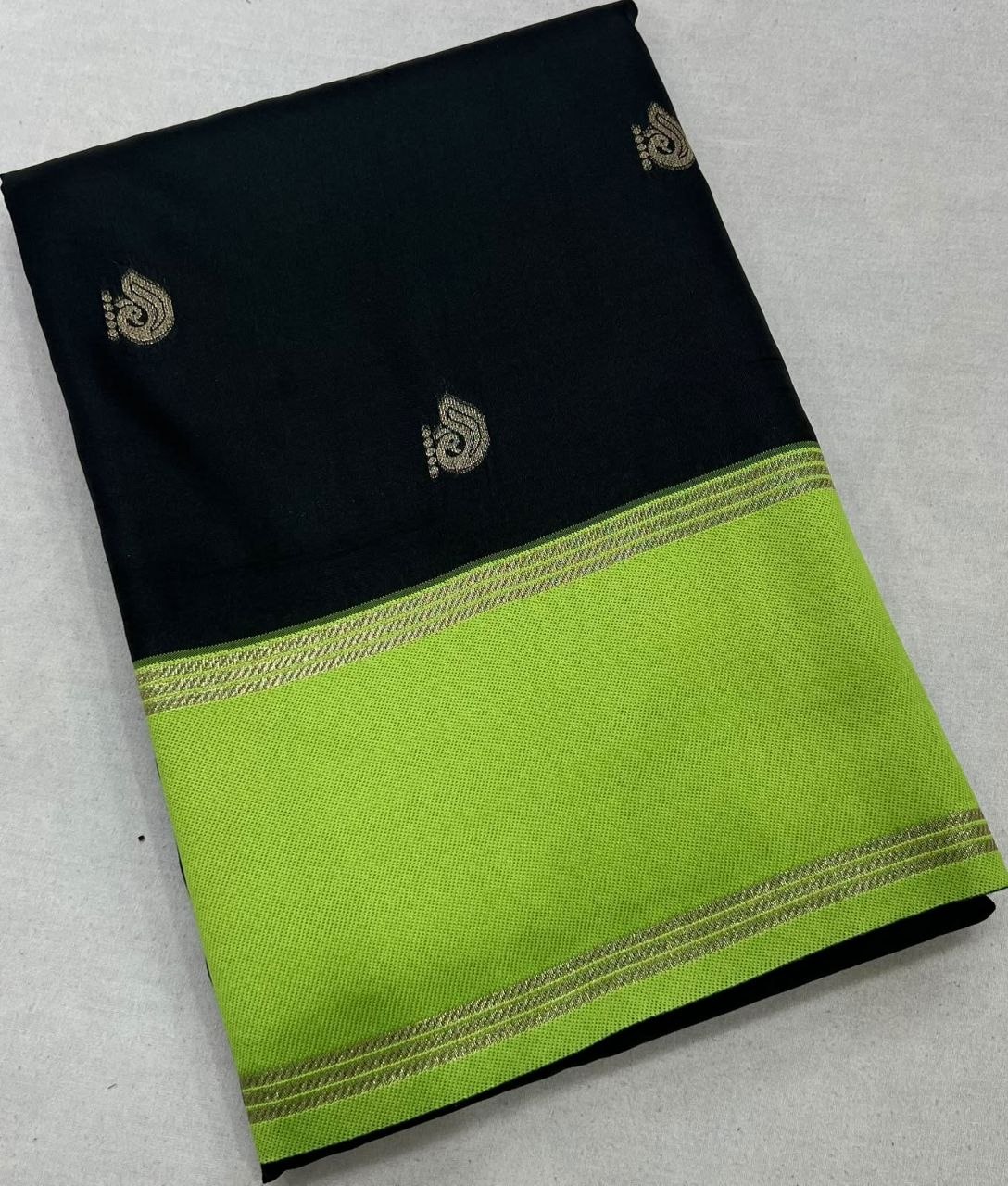 Soft Magenta Purple Gajji Soft Silk Saree